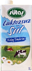 Sütaş Laktozsuz Süt 1 lt