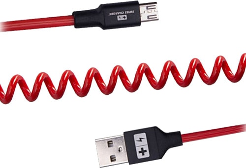 Câble USB - micro USB spirale 1.5m