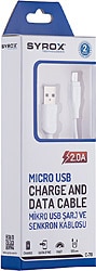 Syrox SYX-C70 1 m Micro USB Şarj Kablosu