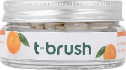 T-Brush Portakal Aromalı Florürsüz 90 Adet Diş Macunu Tableti