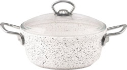 Taç TAC-3481 Gravita Beyaz 22 cm Derin Döküm Tencere