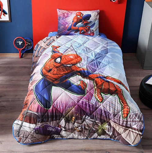 Tac Spiderman Tek Kisilik Uyku Seti Fiyatlari Ozellikleri Ve Yorumlari En Ucuzu Akakce
