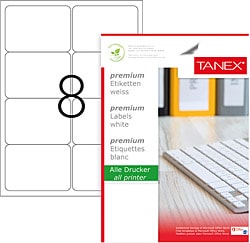 Tanex TW-2008 99.1x67.7 mm A4 Lazer Etiket Fiyatları, Özellikleri