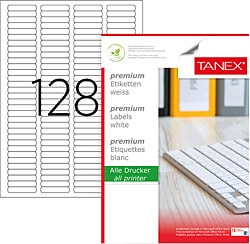 Tanex TW-2096 43.2x8.5 mm A4 Lazer Etiket