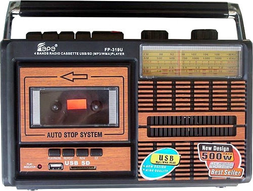 Tepe FP-319U USB SD FM Radyolu Kaset Çalar Müzik Kutusu