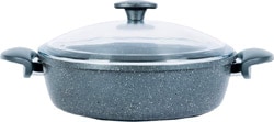 Thermoad Love Gri 26 cm Granit Karnıyarık Tenceresi