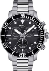 Tissot Seastar 1000 Chronograph T120.417.11.051.00 Çelik Kordon Siyah Erkek Kol Saati
