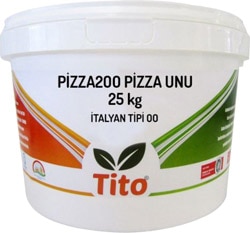 Tito Pizza200 İtalyan Tipi 00 25 kg Pizza Unu