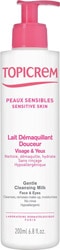 Topicrem Gentle Cleansing Milk Face & Eyes 200 ml Makyaj Temizleme Sütü