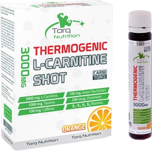 Torq Nutrition Thermogenic L-Carnitine Shot 3000 mg 8 Adet Fiyatları,  Özellikleri ve Yorumları