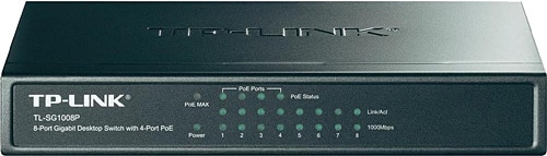 TP-Link TL-SG2008P 8 Port 10/100/1000 Mbps Gigabit PoE Switch