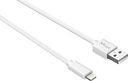 Trust 1 m iPhone Lightning Beyaz 20345 Şarj Kablosu