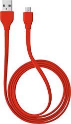 Trust Flat 20137 1 m Kırmızı Micro USB Şarj Kablosu