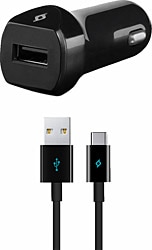 Ttec SpeedCharger 2CKS01CS Siyah Type-C Kablolu Araç Şarj Aleti
