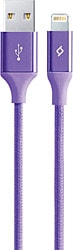 Ttec AlumiCable 2DK16MR Mor 1.2 m USB to Lightning Şarj Kablosu