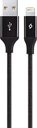 Ttec AlumiCable 2DK16S Siyah 1.2 m USB to Lightning Şarj Kablosu