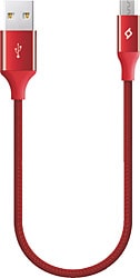 Ttec AlumiCable Mini 30 cm 2DK25K Kırmızı Micro USB Şarj Kablosu