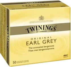 Twinings Earl Grey Bergamot Aromalı 50'li Bardak Poşet Çay