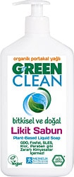 U Green Clean Organik Portakal Yağlı Bitkisel Likit Sabun 500 ml