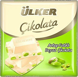 Ülker Antep Fıstıklı Beyaz Kare Çikolata 65 gr