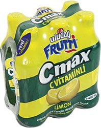 Uludağ Frutti C Max Limonlu 200 ml 6 Adet Maden Suyu