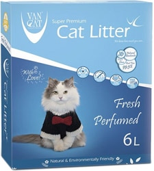 Vancat Fresh Kokulu İnce Taneli 6 lt Bentonit Kedi Kumu