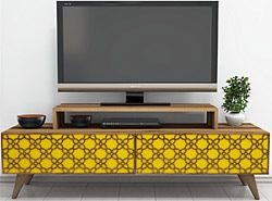 Variant City Ceviz-Sarı TV Ünitesi