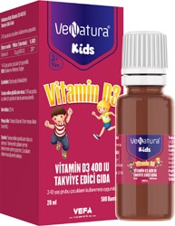 Venatura Kids Vitamin D3 400 IU Damla 20 ml