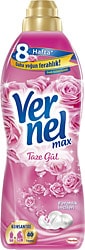 Vernel Max Taze Gül Yumuşatıcı 40 Yıkama 960 ml