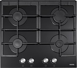 Vestel AO-6114 S-D Siyah Cam Ankastre Ocak