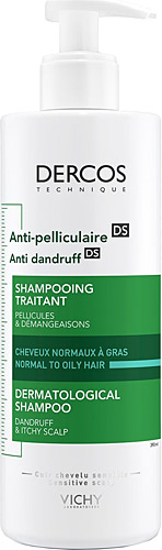 Vichy Dercos Anti-Pelliculaire Dandruff Kepek Karşıtı Şampuan Normal ve Yağlı Saçlar 390 ml