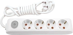 Viko Multi-let Topraklı Anahtarlı 3 m 4'lü Priz