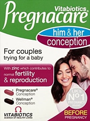 Vitabiotics Pregnacare Him and Her Conception 60 Tablet