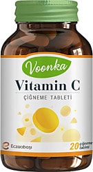 Voonka Vitamin C 20 Çigneme Tableti