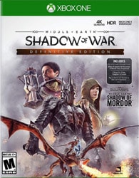 middle earth:Against the Shadow 未開封ボックス Middle Earth Shadow Of War Definitive Edition Xbox One Oyunu