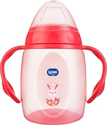 Wee Baby 169 Kulplu 6+ Ay 250 ml Pembe Alıştırma Bardağı