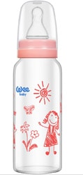 Wee Baby 771 Isıya Dayanıklı Cam Biberon 180 ml