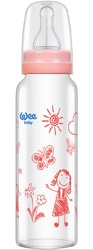 Wee Baby 772 Isıya Dayanıklı Cam Biberon 240 ml