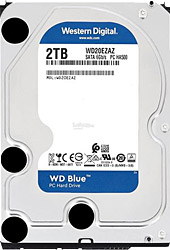 Western Digital 3.5" 2 TB Blue WD20EZAZ SATA 3.0 5400 RPM Hard Disk