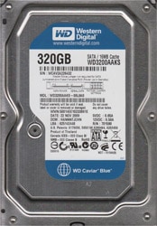 Western Digital 320 GB WD3200AAKS Hard Disk