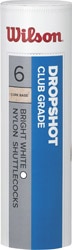 Wilson WRT6046WH Dropshot 6'lı Beyaz Badminton Topu