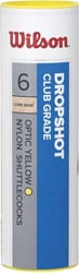 Wilson WRT6046YE Dropshot 6'lı Sarı Badminton Topu