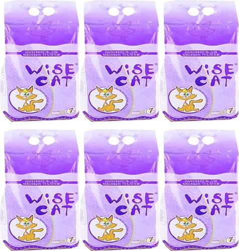 Wise Cat 7 lt 6'lı Paket Kedi Kumu