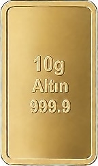 10 gr 24 Ayar 999.9 Milyem Gram Altın