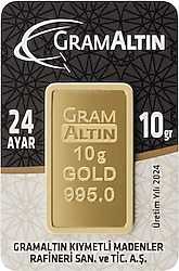 10 gr 24 Ayar Gram Altın