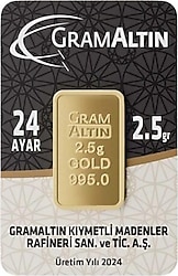 2.5 gr 24 Ayar Gram Altın