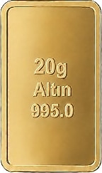 20 gr 24 Ayar 995.0 Milyem Gram Altın
