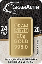 20 gr 24 Ayar Gram Altın