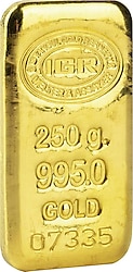 250 gr 24 Ayar Külçe Altın