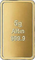 5 gr 24 Ayar 999.9 Milyem Gram Altın